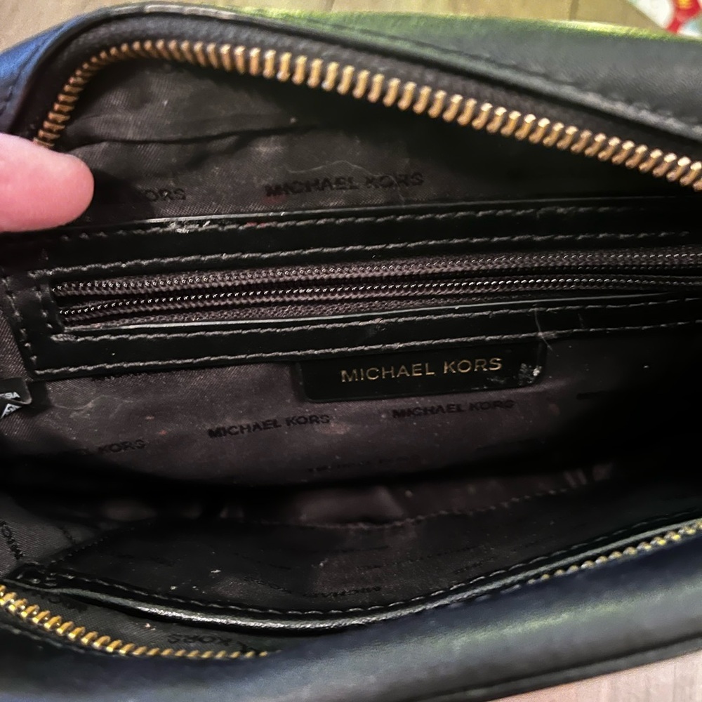 Michael Kors Black Studded Crossbody Bag - Picture 4 of 11
